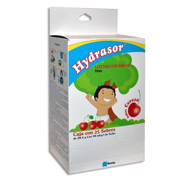 [179M84-3] Hydrasor polvo en sobre sabor naranja (Electrolitos orales) 28.4g C/25