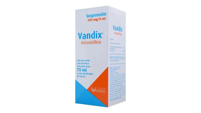 [119M2015] Vandix suspensión 250mg/5ml (Amoxicilina) 75ml