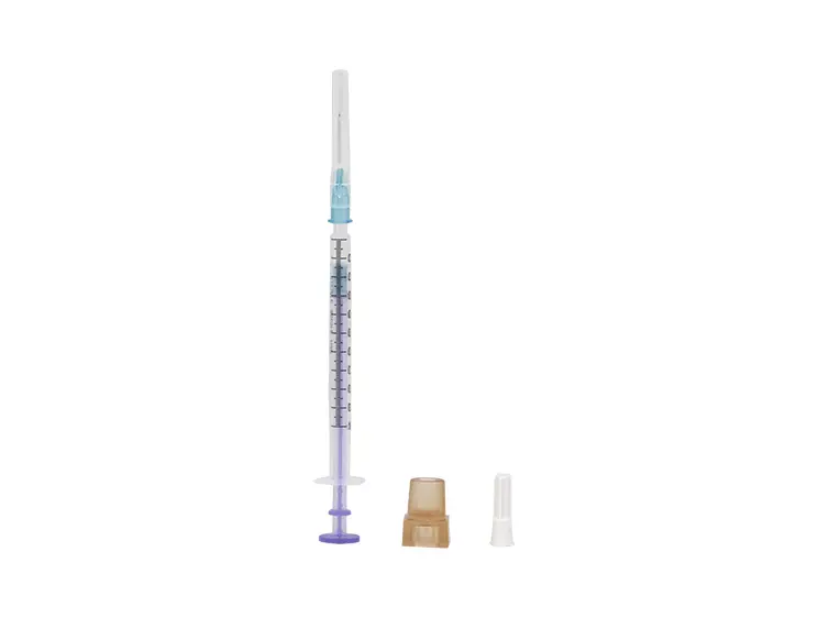 [WSM3105] Jeringa para gasometría 1ml c/aguja 25G x 15.87mm(5/8”), 25U de Heparina balanceada, Pulset para sangre arterial ADULTO / PEDIÁTRICO con sistema Luer- Slip