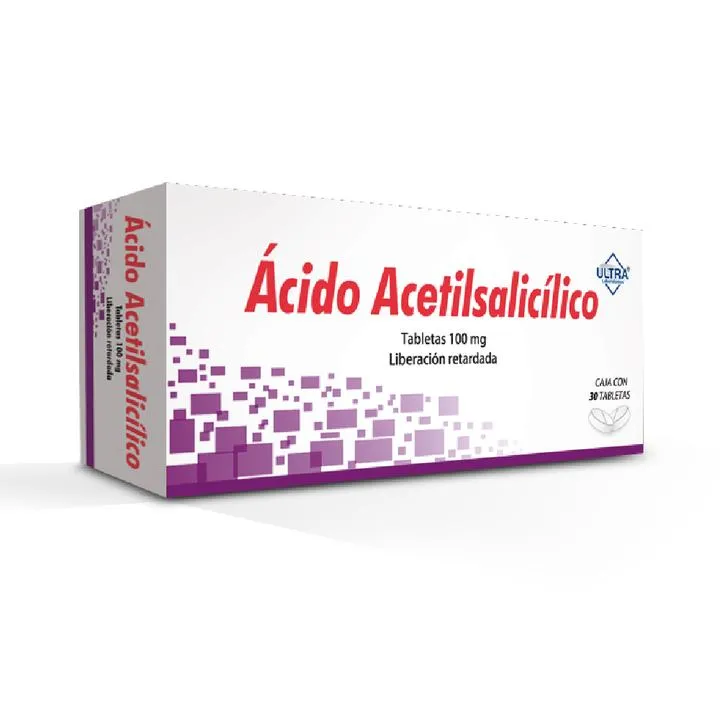 [158M2012] Ácido Acetilsalicílico Ultra tabletas 100mg C/30
