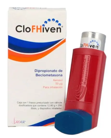 [305M2014] Clofhiven aerosol p/inhalación 50mcg (Beclometasona) C/200