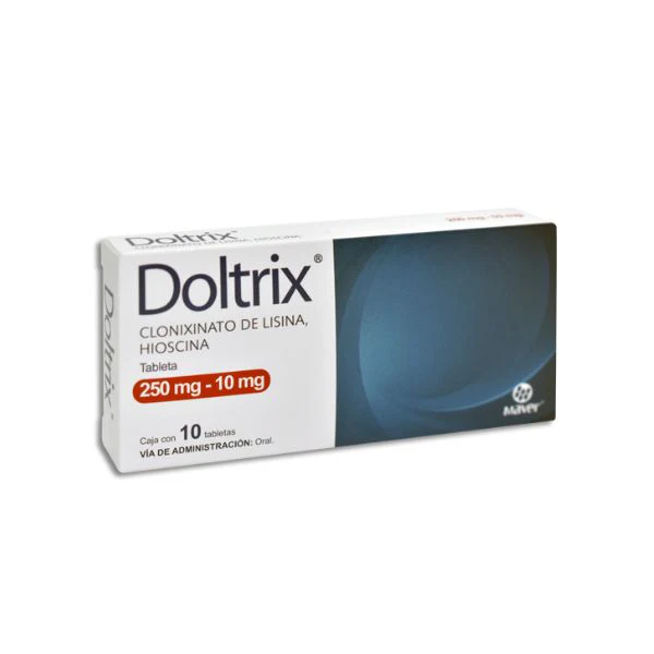 [435M2005] Doltrix tabletas 250/10mg (Butilhioscina/Clonixinato de Lisina) C/10