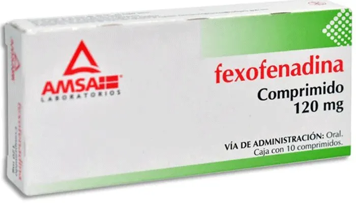 [416M2015] Fexofenadina AMSA comprimidos 120mg C/10