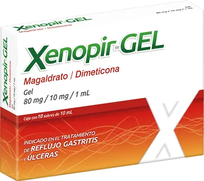 [287M2015] Xenopir gel en sobre 80-10mg/1ml (Magaldrato/Dimeticona) C/10