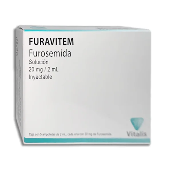 [237M2016] Furavitem solución inyectable 20mg/2ml (Furosemida) C/5
